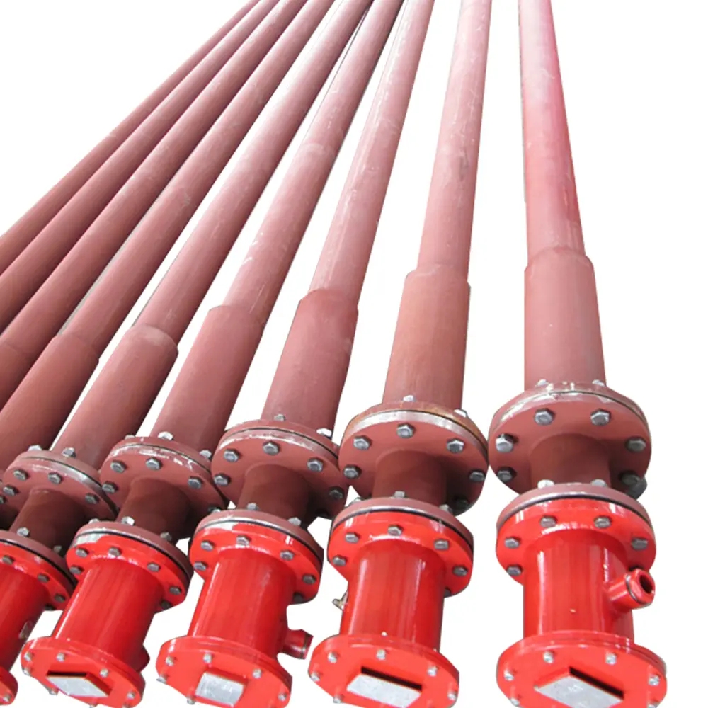 Aquecedor elétrico de imersão em tanque de armazenamento de meio viscoso