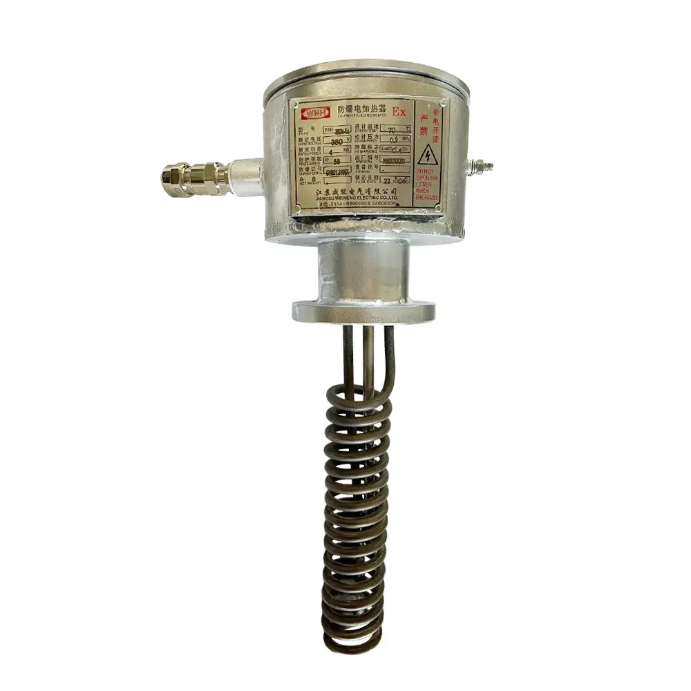 Aquecedor de imersão à prova de explosões industrial de 380V 4KW Aquecedor de imersão à prova de explosões industrial de 380V 4KW
