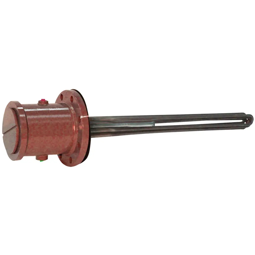 Aquecedor de imersão de flange de vaso industrial